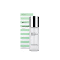 BIOEFFECT EGF ESSENCE Enhancing Facial Essence shown as a white bottle with a reflective silver cap next to its light green and white striped packaging box on a white background.