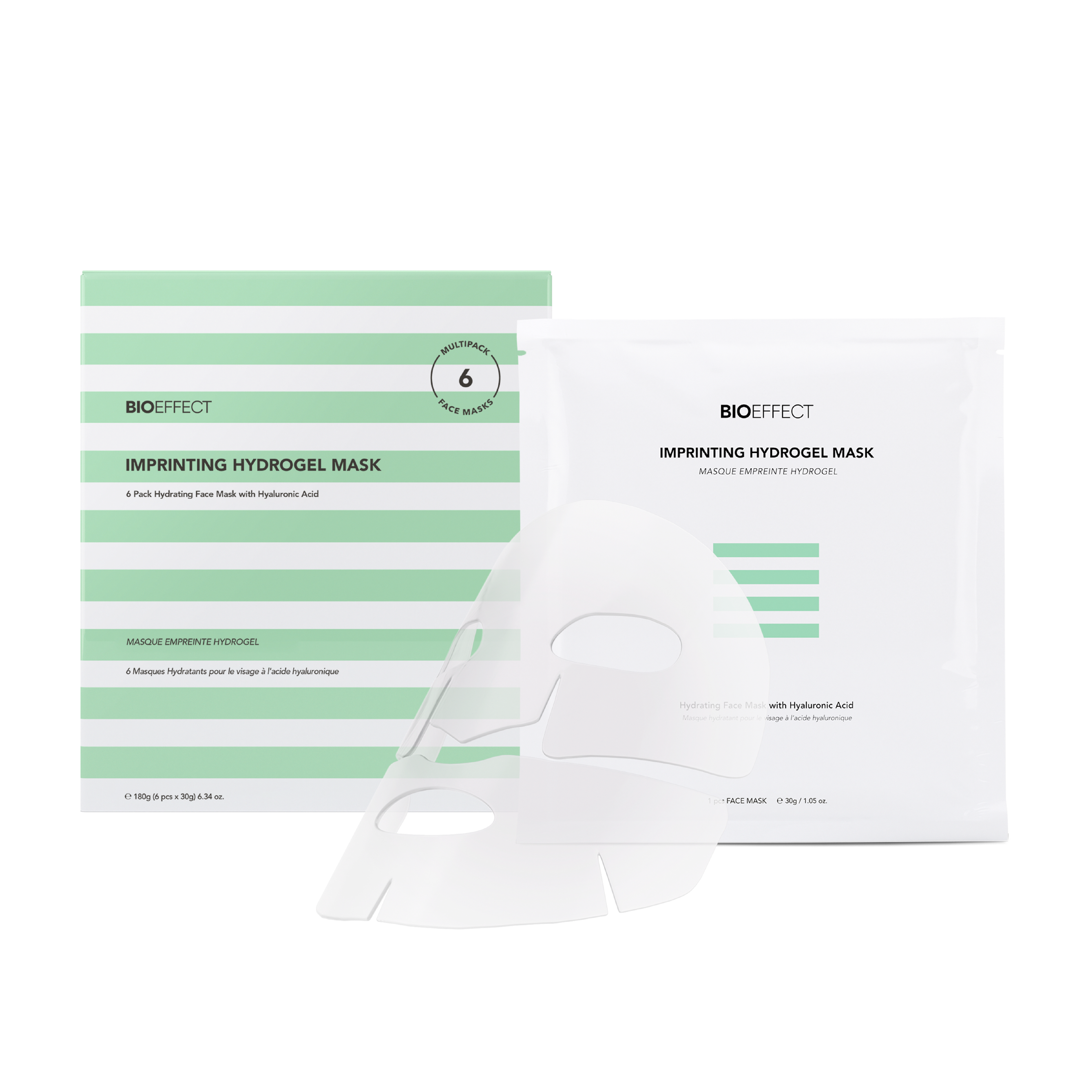BIOEFFECT Imprinting Hydrogel Mask packaging on a white background