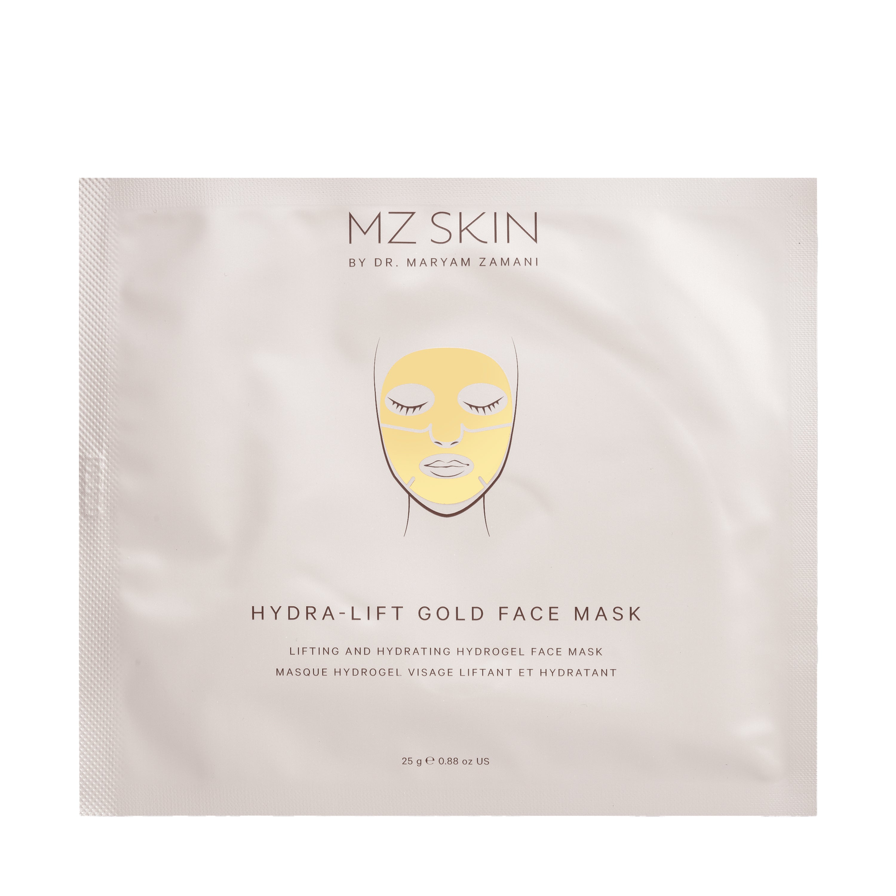 MZ Skin Hydra-Lift Gold Facial Treatment Mask Box of 5