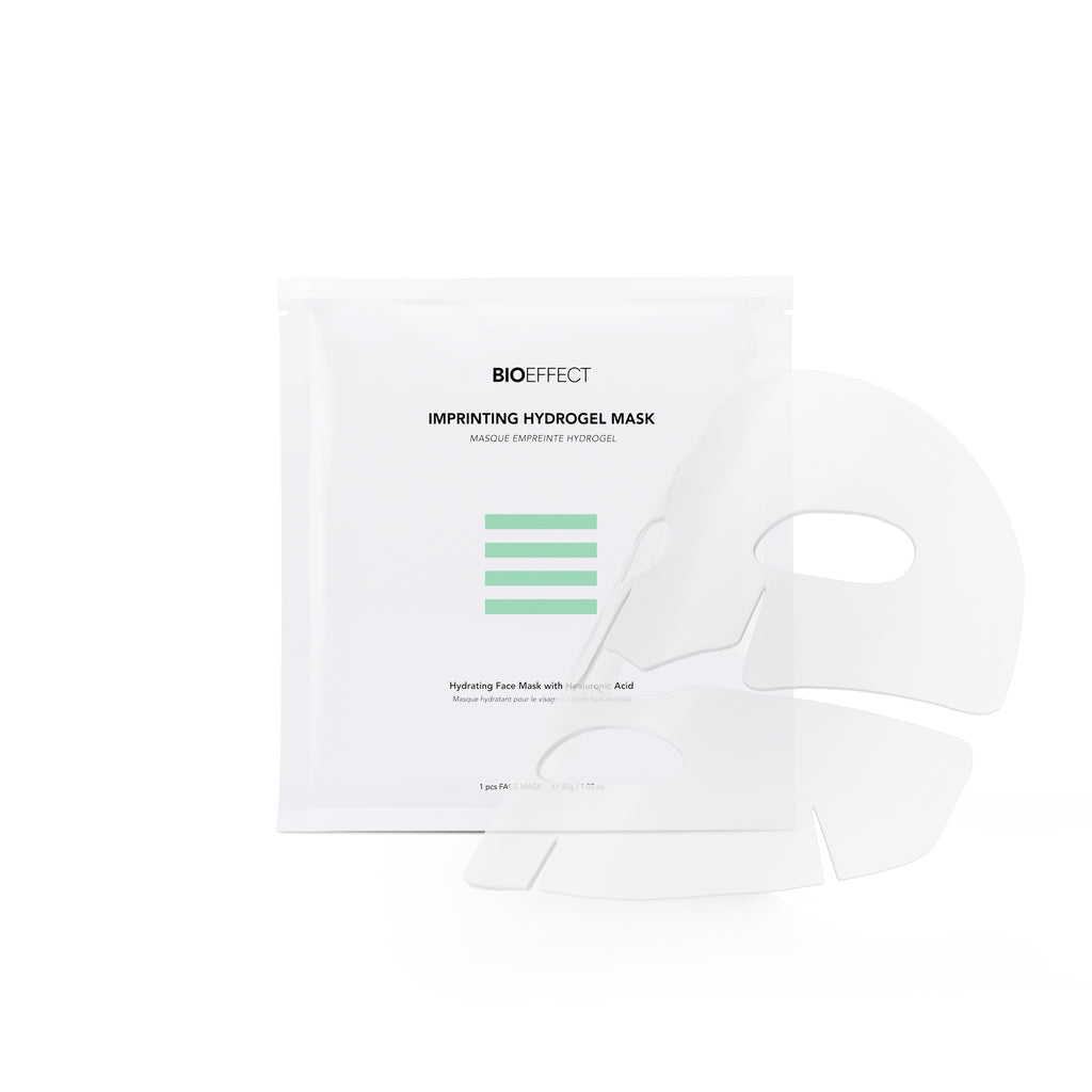 BIOEFFECT hydrogel mask packaging on a white background
