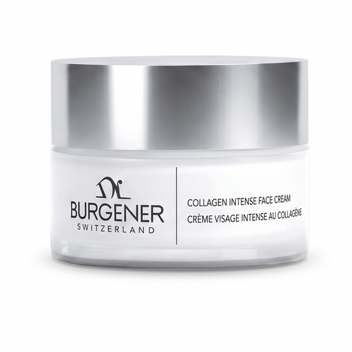 Dr Burgener glass jar of Collagen Intense Face cream